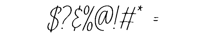 Comehere-Regular Font OTHER CHARS