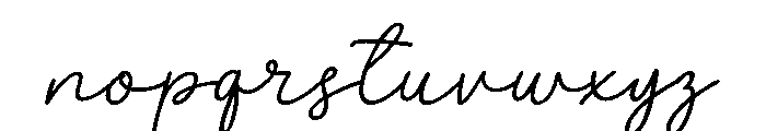 Comehere-Regular Font LOWERCASE