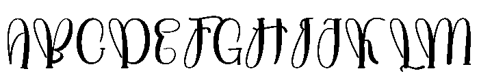 Comfort Dreamed Font UPPERCASE