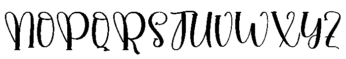 Comfort Dreamed Font UPPERCASE