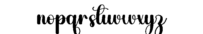 Comfort Dreamed Font LOWERCASE