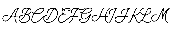 Comfort Harthen Font UPPERCASE
