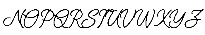Comfort Harthen Font UPPERCASE