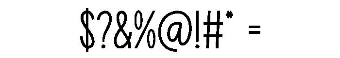 Comfort Heart Font OTHER CHARS