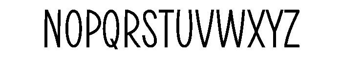 Comfort Heart Font UPPERCASE