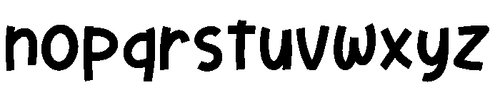 Comfy Quacky Font LOWERCASE
