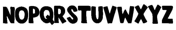 Comic Bold Medium Regular Font UPPERCASE