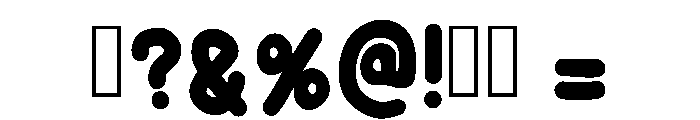 Comic Bold Regular Font OTHER CHARS