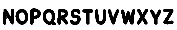 Comic Bold Regular Font LOWERCASE