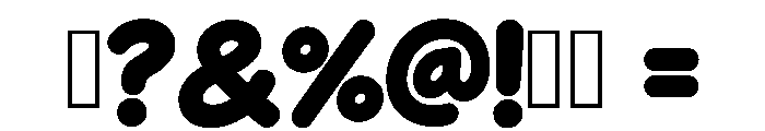 Comic Bounce Regular Font OTHER CHARS