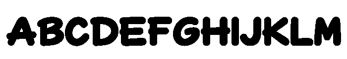 Comic Bounce Regular Font UPPERCASE