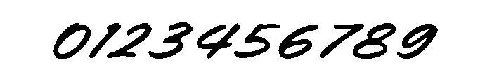 Comic Brush Regular Font OTHER CHARS