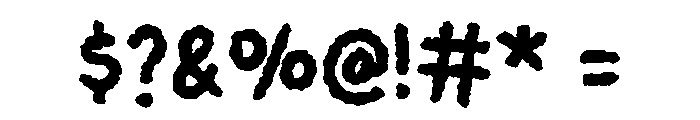 Comic Chalk Regular Font OTHER CHARS