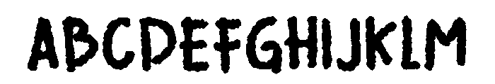 Comic Chalk Regular Font UPPERCASE