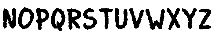 Comic Chalk Regular Font LOWERCASE