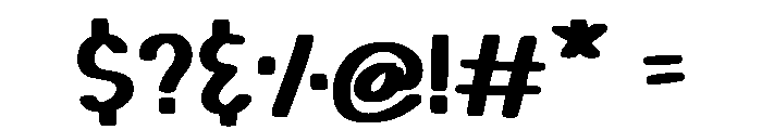 Comic Crayons Regular Font OTHER CHARS