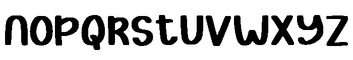 Comic Crayons Regular Font UPPERCASE