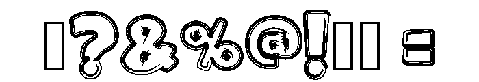 Comic Doodle Regular Font OTHER CHARS