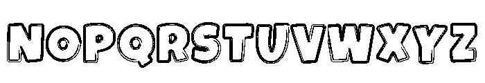Comic Doodle Regular Font LOWERCASE
