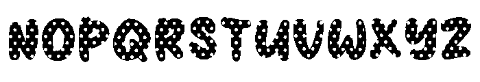 Comic Dot Regular Font LOWERCASE