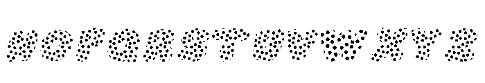 Comic Dots Regular Font LOWERCASE