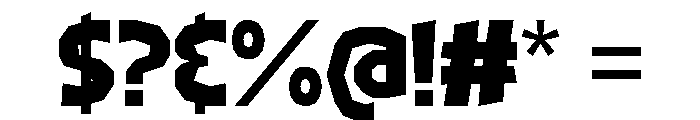 Comic Furore Regular Font OTHER CHARS