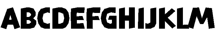 Comic Furore Regular Font UPPERCASE