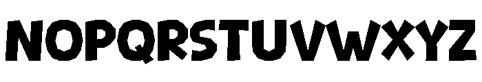 Comic Furore Regular Font UPPERCASE