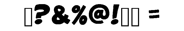 Comic Graphic Regular Font OTHER CHARS