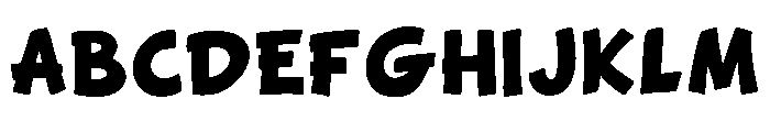 Comic Graphic Regular Font UPPERCASE