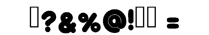 Comic Grizzy Regular Font OTHER CHARS
