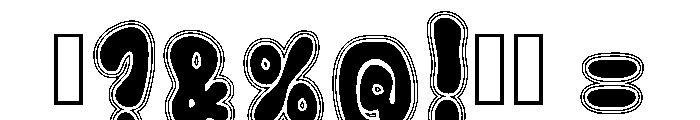 Comic Groovy Regular Font OTHER CHARS
