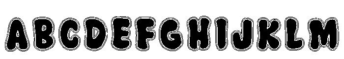 Comic Groovy Regular Font UPPERCASE