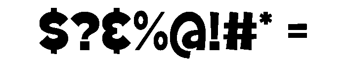 Comic Heart Font OTHER CHARS