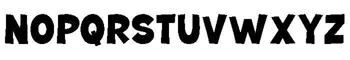 Comic Heart Font LOWERCASE