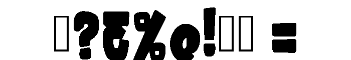 Comic Heroes Regular Font OTHER CHARS
