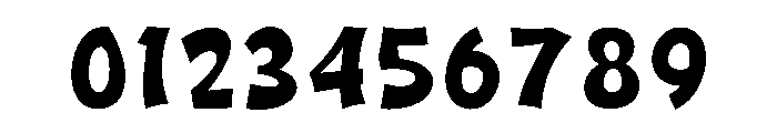 Comic Jam Font OTHER CHARS
