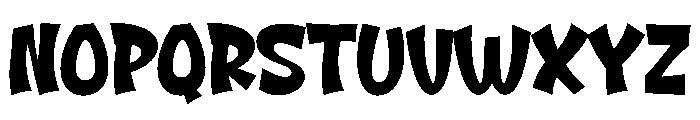 Comic Jam Font UPPERCASE