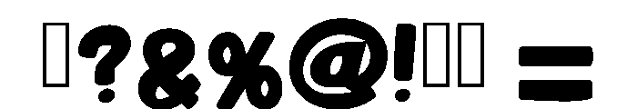 Comic Jelly Regular Font OTHER CHARS