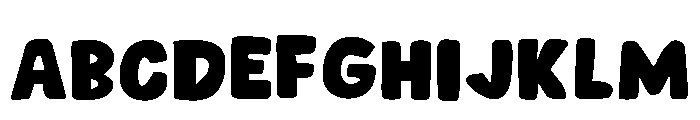 Comic Jelly Regular Font UPPERCASE