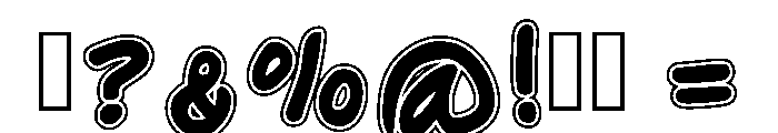 Comic Kinder Regular Font OTHER CHARS