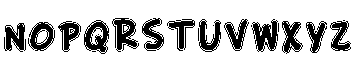 Comic Kinder Regular Font UPPERCASE