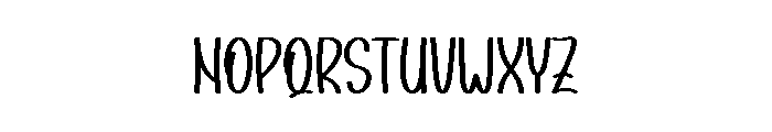 Comic Police Font LOWERCASE