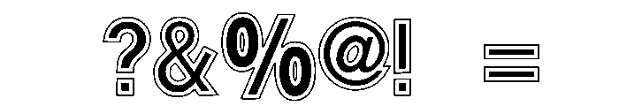 Comic Pop Regular Font OTHER CHARS