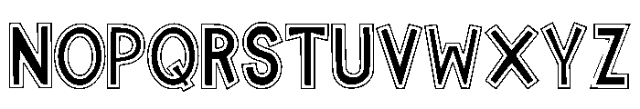 Comic Pop Regular Font UPPERCASE