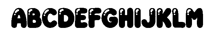 Comic Pop Font UPPERCASE