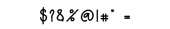 Comic Puzzle Font OTHER CHARS