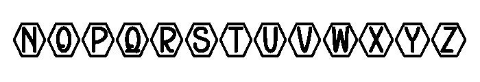 Comic Puzzle Font LOWERCASE