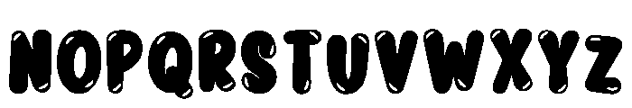 Comic Rainbow Regular Font LOWERCASE