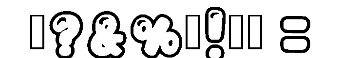 Comic Retro Regular Font OTHER CHARS